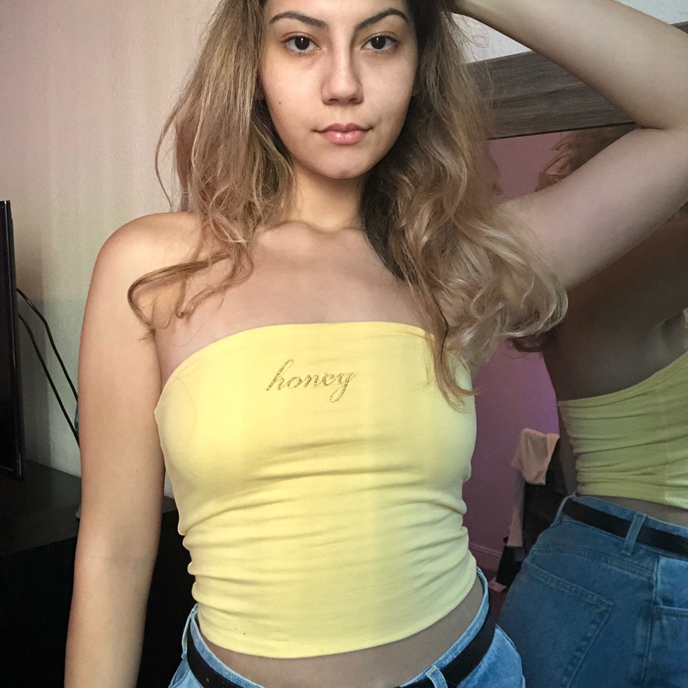 Brandy Melville Honey Tube Top